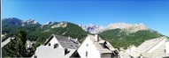 Vue panoramique a partir des balcons (ete)
